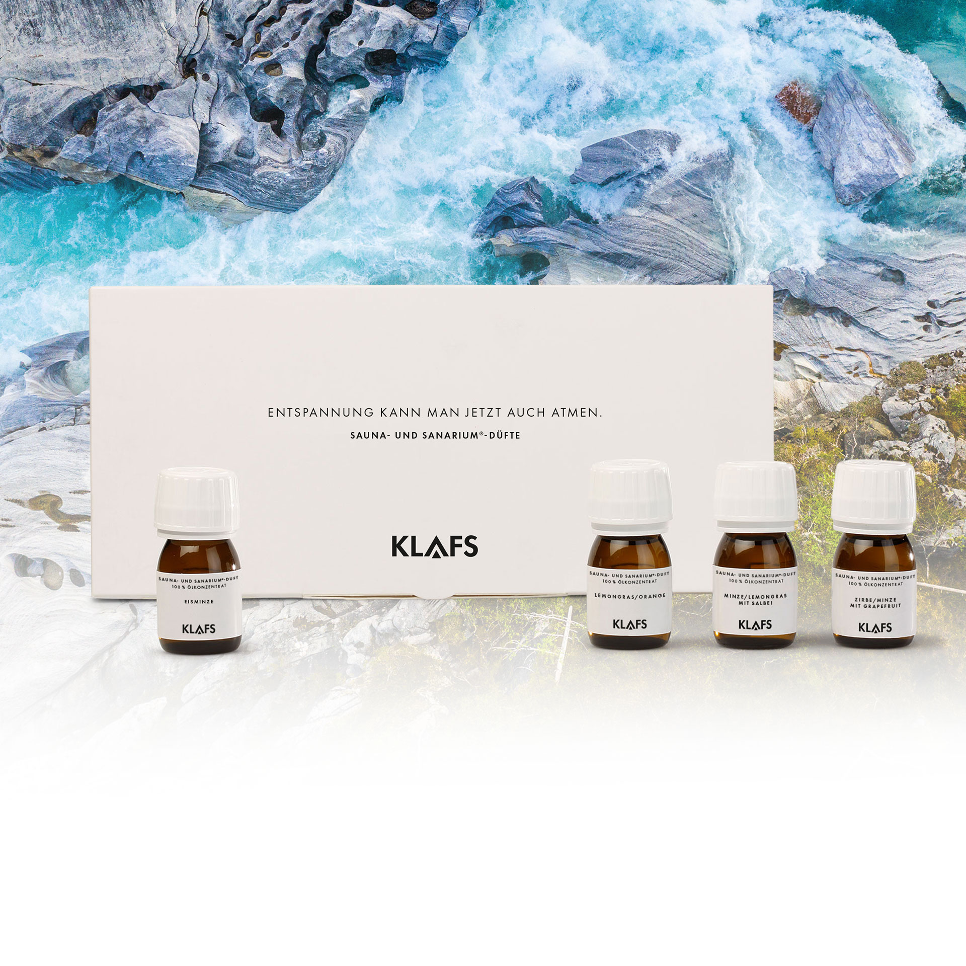 SET VITAL-FRISCHE Sauna- und SANARIUM® -Düfte 4 x 30 ml