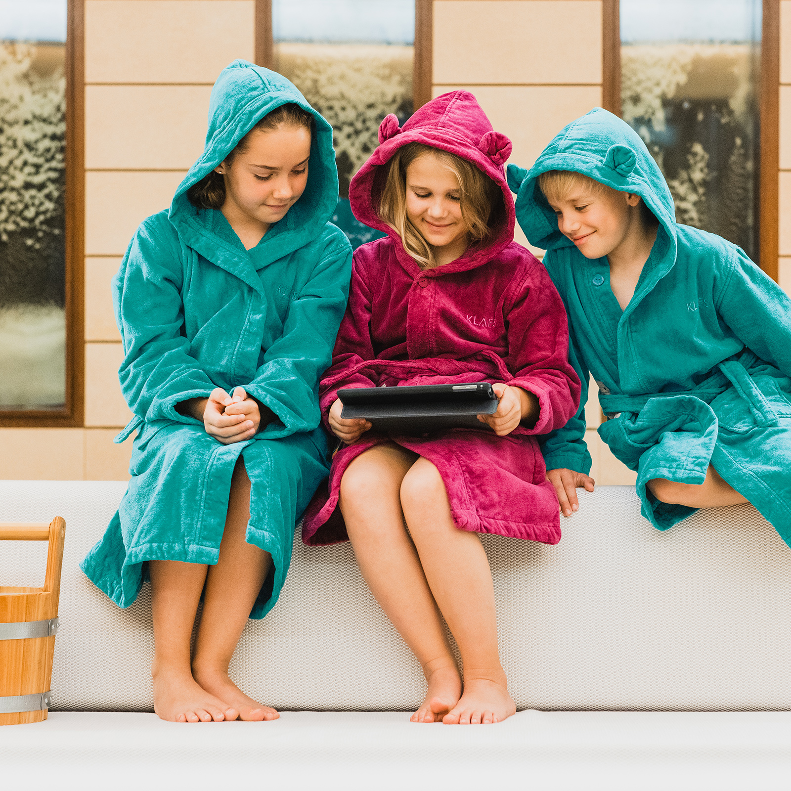 Bademantel für größere Kinder – stilvoll & komfortabel