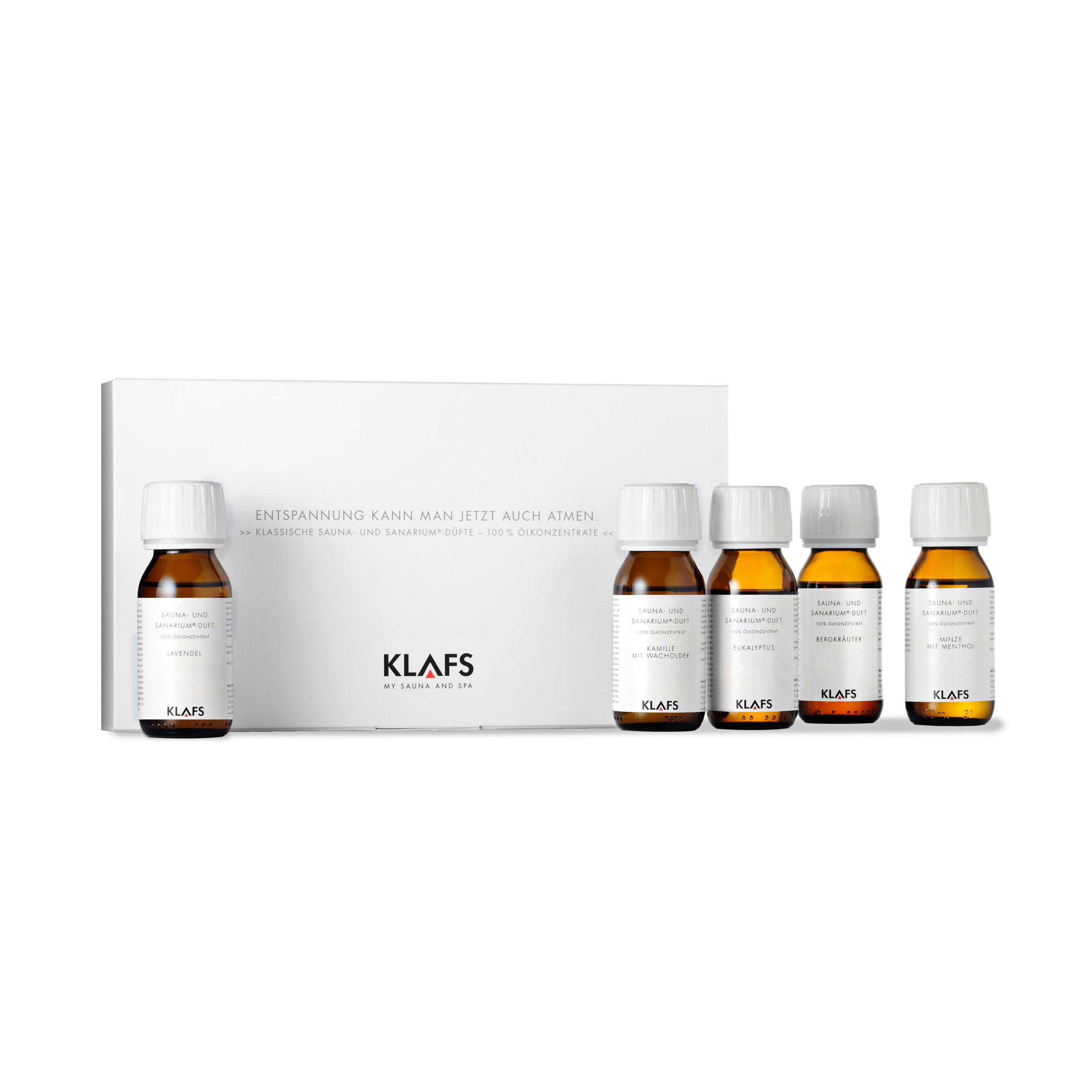 Set klassische Sauna- und SANARIUM®-Düfte 5 x 50 ml
