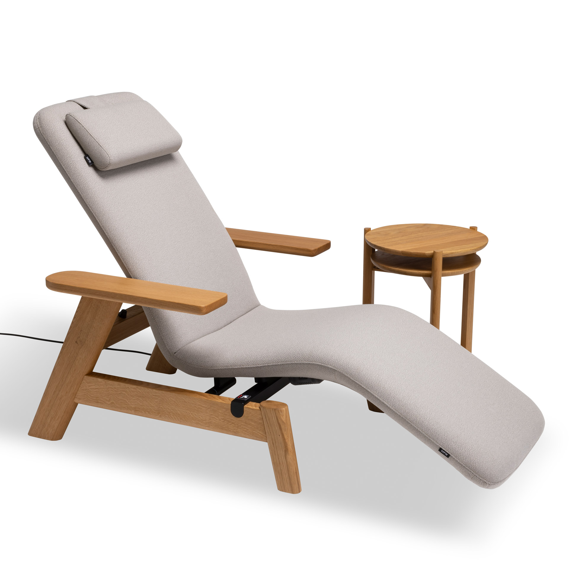 Wellnessliege SOMRA (beheizt) Eiche – Design by Sebastian Herkner