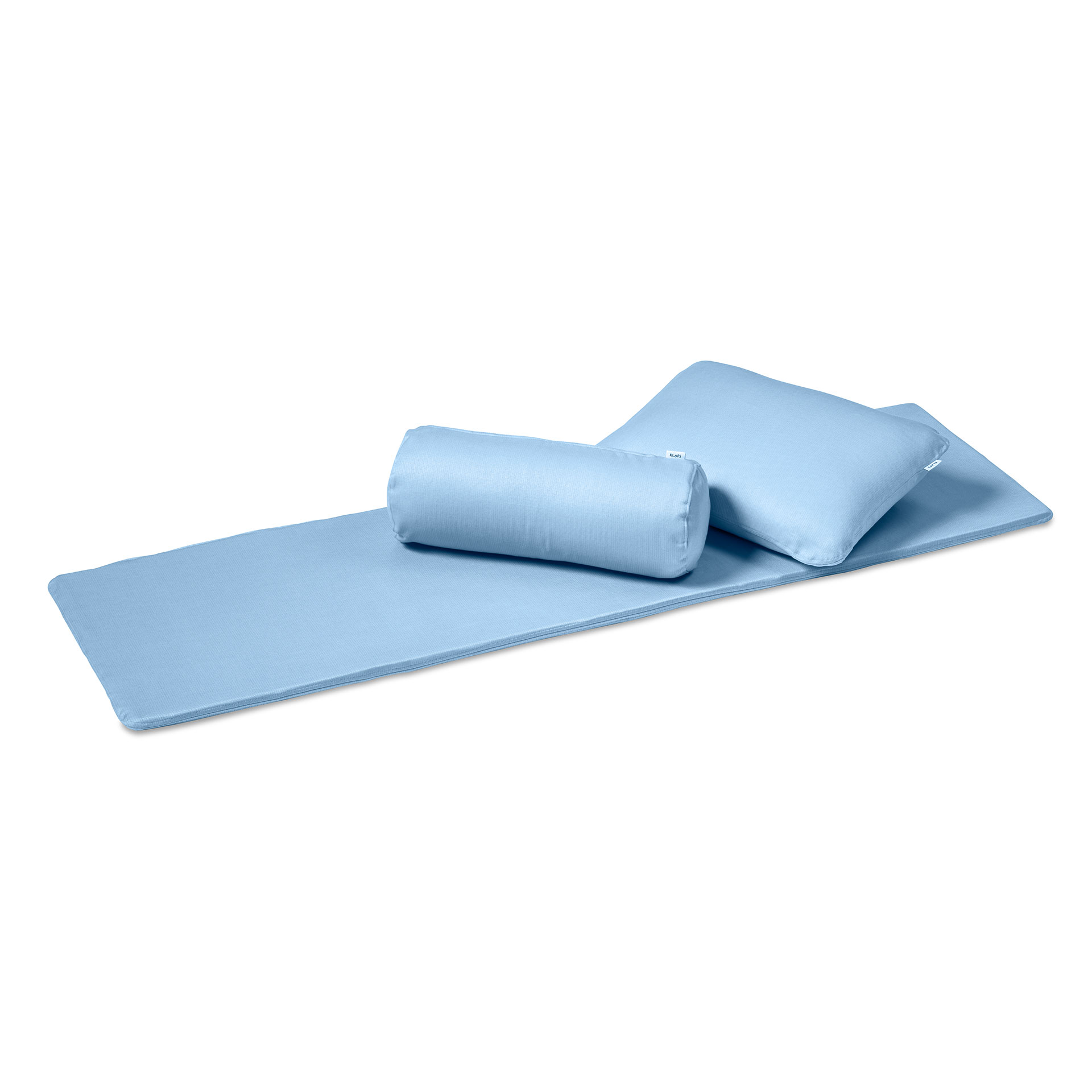 MOLLIS® Sauna-Set L Blau – Kissen, Matte & Nackenrolle