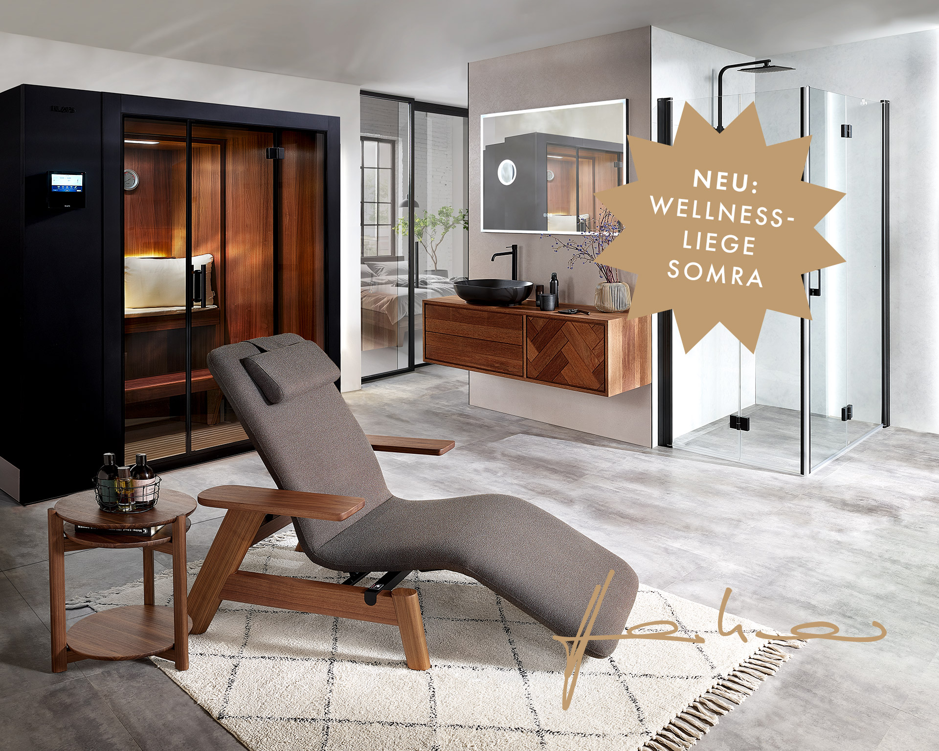 Edle Ruhezone mit Wärme