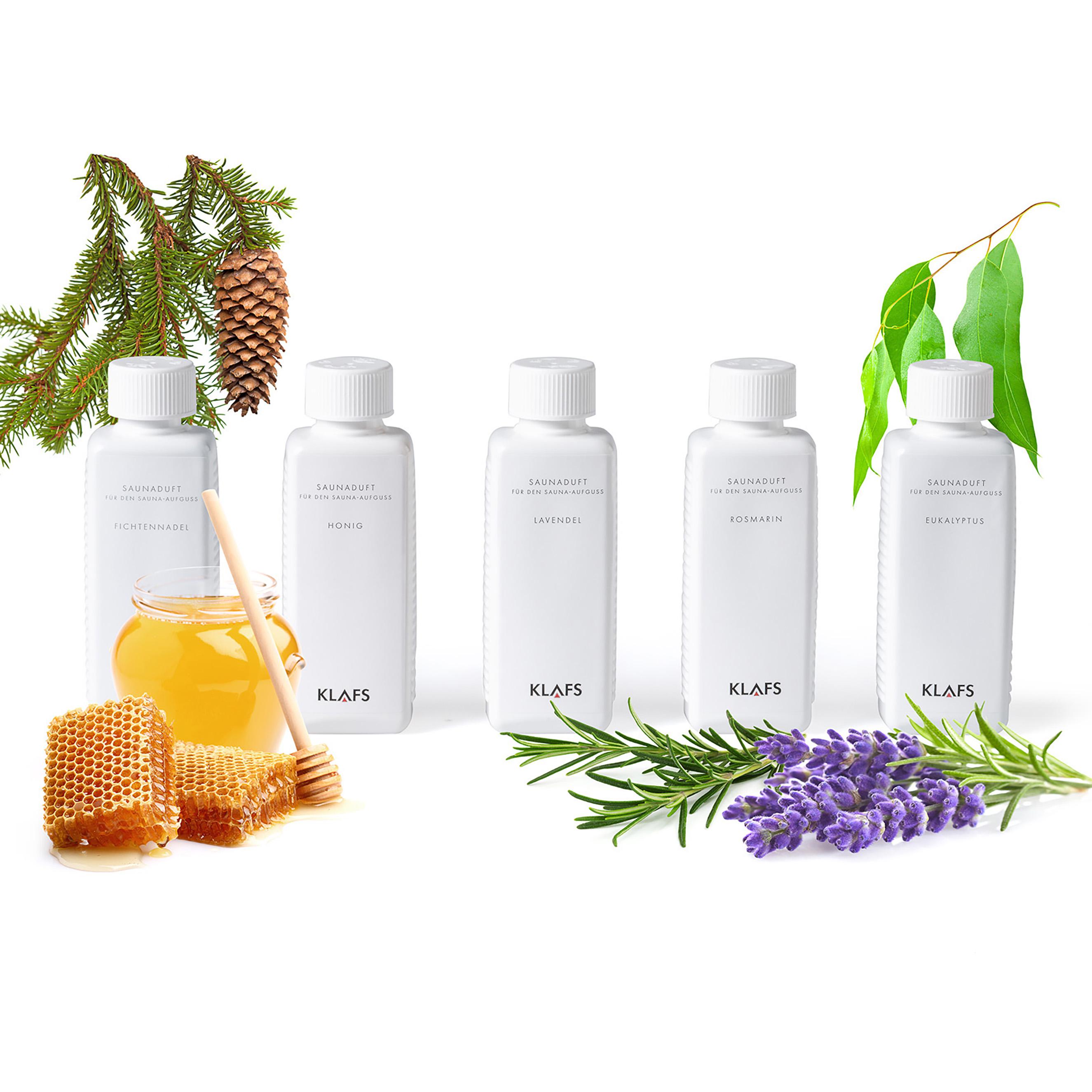 Set klassische Saunadüfte für den Aufguss 5 x 250ml