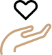 Hand mit Herz